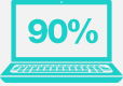 90%